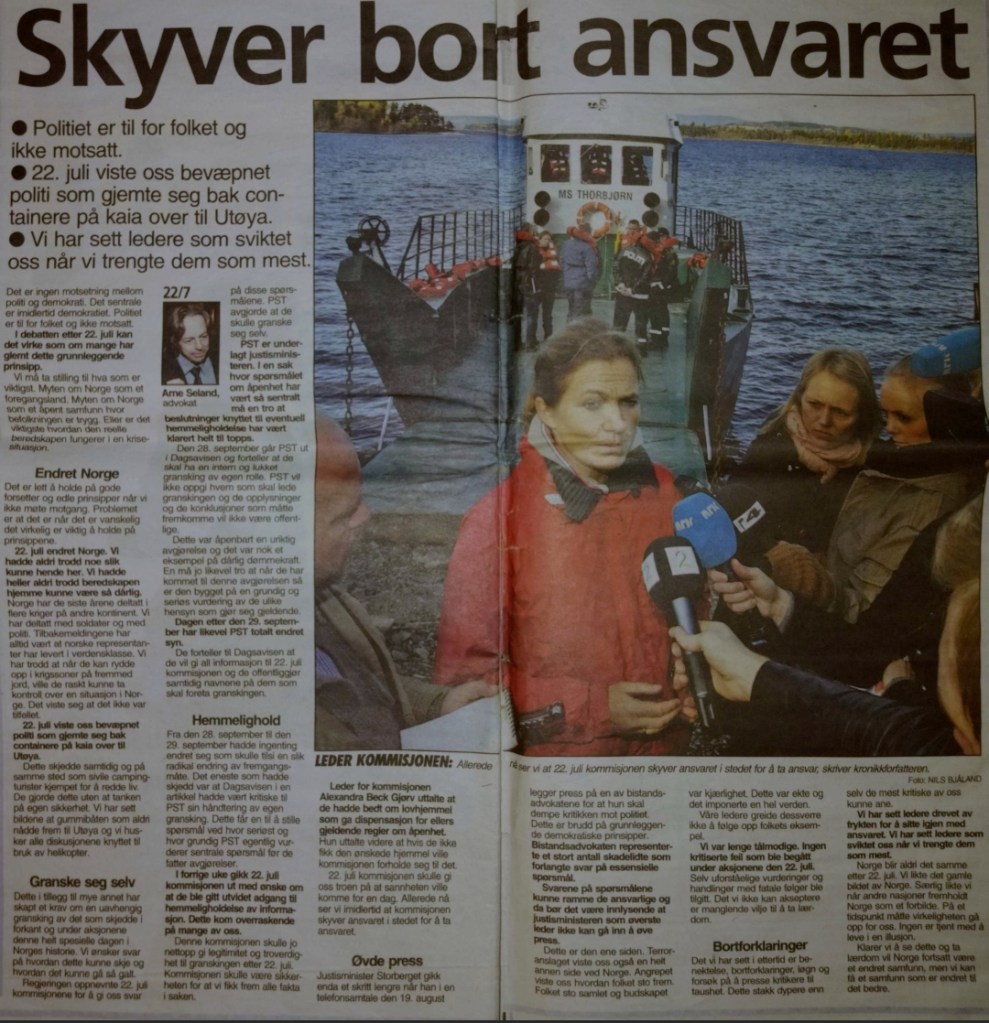 VG: Skyver bort&nbsp;ansvaret