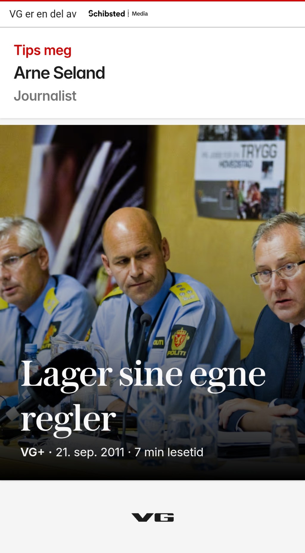 VG: Lager sine egne&nbsp;regler